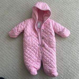 3M Light Pink Quilted Snowsuit